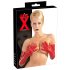 LATEX - gants longs unisexes (rouges) - M