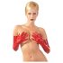 LATEX - gants longs unisexes (rouges) - L