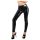 Leggings en latex à fermeture éclair (noir)