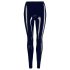 Leggings en latex à fermeture éclair (noir)