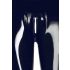 Leggings en latex à fermeture éclair (noir)