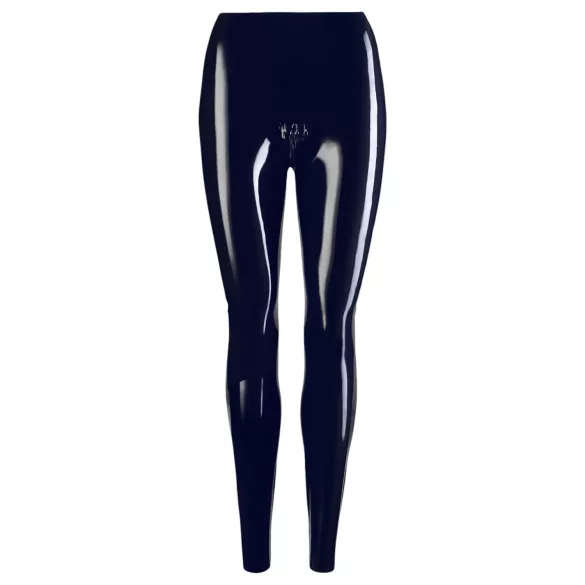 Leggings zippés en latex (noir) - XL