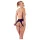 LATEX - culotte femme ouverte - noir - taille S à L