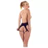 LATEX - culotte femme ouverte - noir - taille S à L