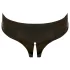 LATEX - culotte femme ouverte - noir - taille S à L