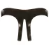 LATEX - culotte femme ouverte - noir - taille S à L