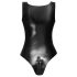 LATEX - body latex zippé (noir)
