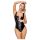 LATEX - body latex zippé (noir) - M
