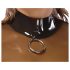 LATEX - Haut en latex transparent (transparent-noir) - S-L - XL