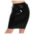LATEX - jupe midi en latex (noir)