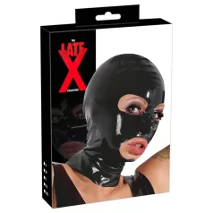 Masque de succion en latex (noir)