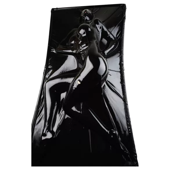 Late X - lit de vide en latex (noir)