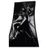 Late X - lit de vide en latex (noir)