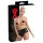 Culotte femme Late X avec préservatif vaginal (noir)