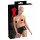 LATEX - culotte féminine avec préservatif intégré (noir) - L