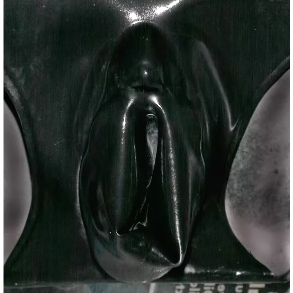 Culotte femme Late X avec préservatif vaginal (noir) - XL