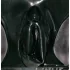 Culotte femme Late X avec préservatif vaginal (noir) - XL