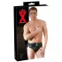 Slip pour homme Late X avec pénis interne et godemichet anal (noir)