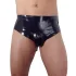 Sous-vêtement masculin Late X avec gode anal conique interne (noir) - XL