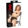 Latex - Culotte femme 2 pcs avec gode interne gonflable (noir)