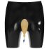 LATEX - Slip Réutilisable en Latex avec Évacuation (noir)