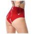 LATEX - Culotte rouge avec dildo réaliste