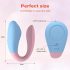 Mrow 03 - vibromasseur duo étanche rechargeable (bleu-rose)