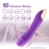Mrow Real Lover - vibromasseur réaliste étanche rechargeable (violet)