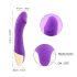 Mrow Real Lover - vibromasseur réaliste étanche rechargeable (violet)