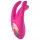 Mrow - stimulateur clitoridien vibrant 3 branches rechargeable - rose