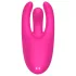 Mrow - stimulateur clitoridien vibrant 3 branches rechargeable - rose