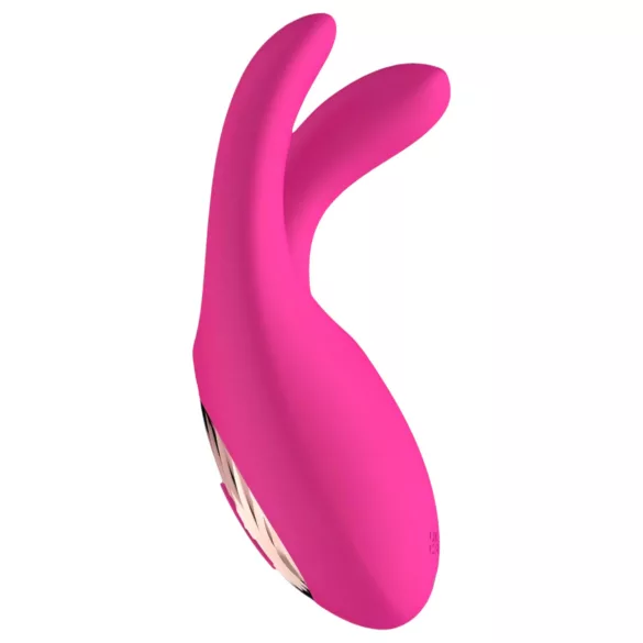 Mrow - stimulateur clitoridien vibrant 3 branches rechargeable - rose