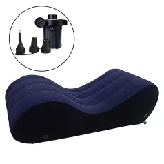Coussin magique Desirel - sofa sex gonflable - grand (bleu)