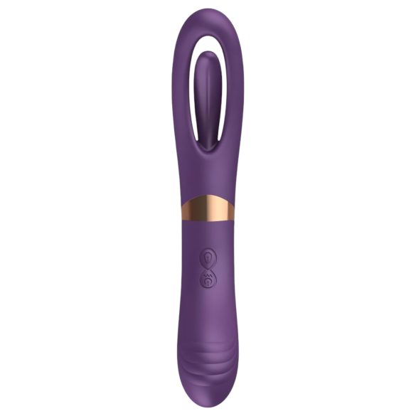 Funny Me Dual - Vibromasseur 2 en 1 avec langue - Rechargeable - Violet