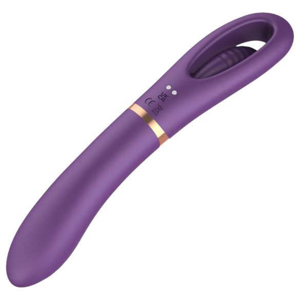Funny Me Dual - Vibromasseur 2 en 1 avec langue - Rechargeable - Violet