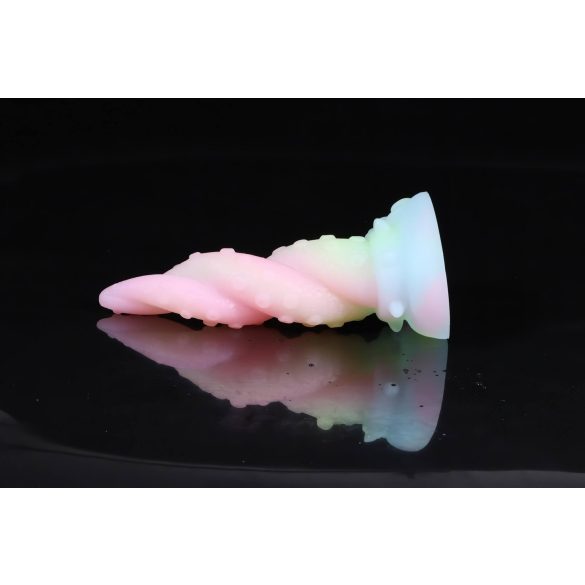 OgazR Kraken - gode ceinture tentacule torsadé - 18 cm - multicolore