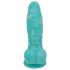 Serpent des Mers - Dildo Texturé 17 cm (bleu-blanc)