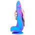 Inkipus - gode silicone bleu-rose 18cm