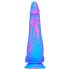 Inkipus - gode silicone bleu-rose 18cm