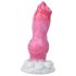 Dildo pénis bulldog - 17 cm (rose)