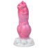 Dildo pénis bulldog - 17 cm (rose)