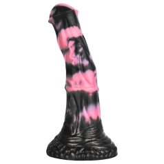 Bad Horse - gode silicone pénis de cheval 18cm (noir-rose)