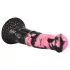 Bad Horse - godemichet en forme de pénis de cheval en silicone - 18 cm (noir-rose)