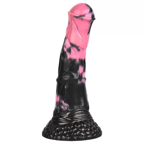 Bad Horse - gode ceinture pénis cheval réaliste - silicone noir rose 18cm
