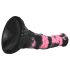 Bad Horse - gode en silicone 18cm (noir-rose)
