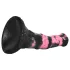 Bad Horse - godemichet en forme de pénis de cheval en silicone - 18 cm (noir-rose)