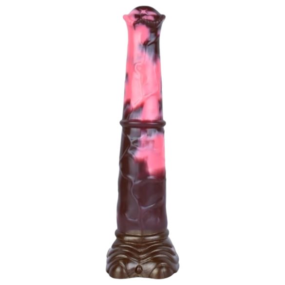 Bad Horse - godemiché pénis étalon en silicone - 24cm (brun-rose)