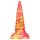 Dildo licorne en silicone, rose et or - 17 cm