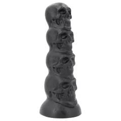 Topped Monster - godemichet crâne - 22 cm (noir)