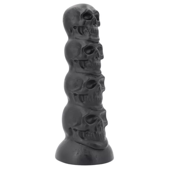 Topped Monster - godemichet crâne - 22 cm (noir)